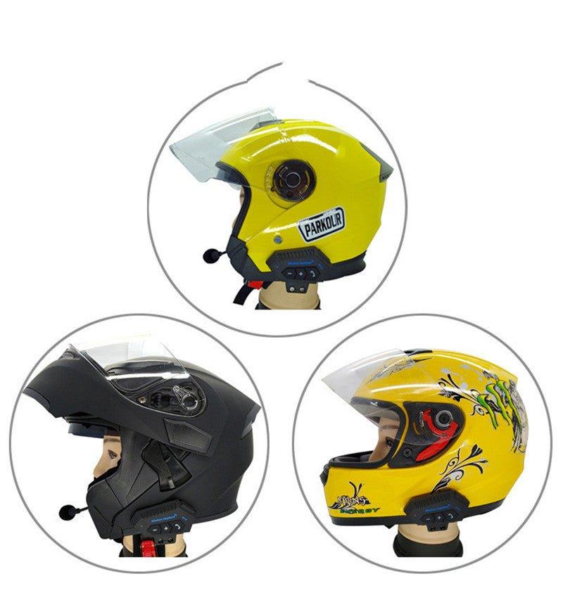 MotorManiacs Bluetooth Motorcycle Helmet Headset - Öko
